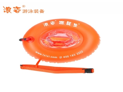 F-906Langzi transparent swimming float (installing the closing)