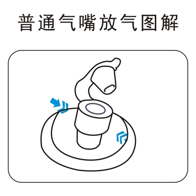 跟屁虫牌游泳浮漂怎么放气