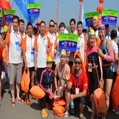 2016中国·三门峡横渡母亲河活动——指定游泳安全浮漂